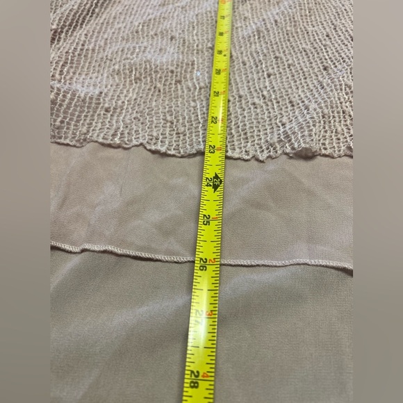 Simply Couture Women’s 3/4 Sleeve Blush Color Layered Blouse 1X‎ - Picture 11 of 13